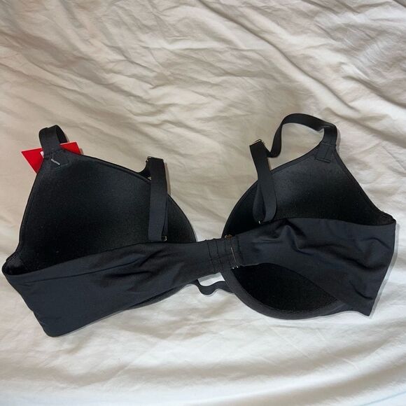 Spanx Swim Convertible Lined Full Coverage Black Bra Several Size - Picture 4 of 10